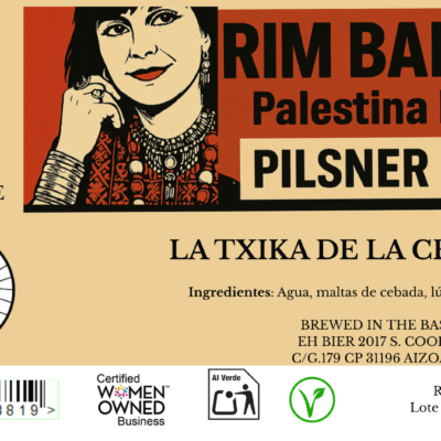 RIM BANNA. Pilsner Palestina Libre